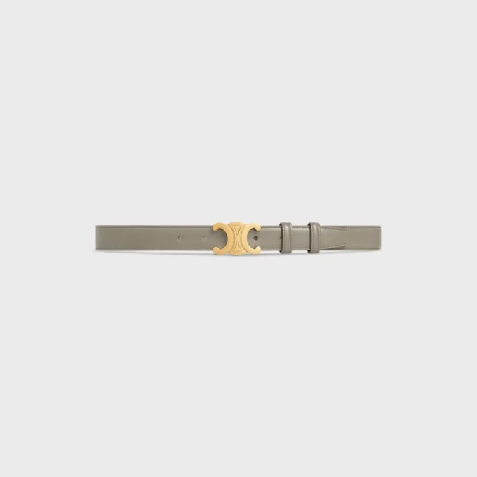 Triomphe-Gürtel 25 mm aus Taurillon-Leder Triomphe-Gürtel 25 mm aus Taurillon-Leder