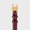 Triomphe-Gürtel 25 mm aus Taurillon-Leder Triomphe-Gürtel 25 mm aus Taurillon-Leder