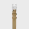 Triomphe-Gürtel 30 mm aus Kalbsveloursleder Triomphe-Gürtel 30 mm aus Kalbsveloursleder