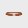Triomphe-Gürtel 30 mm aus Vintage-Kalbsleder