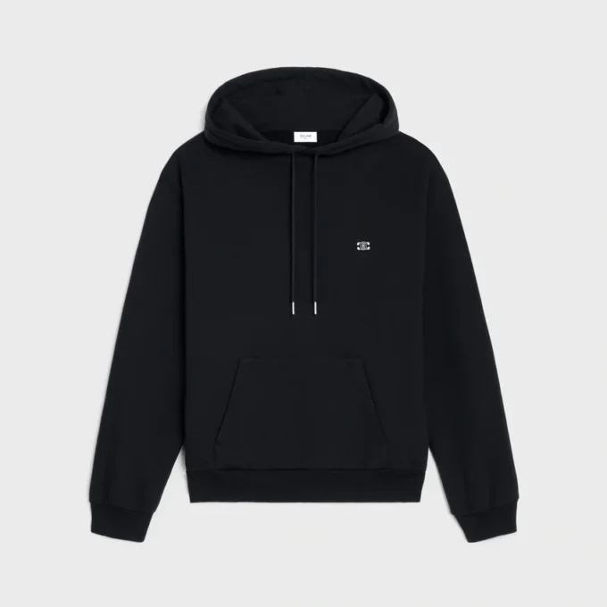 Triomphe Hoodie in lockerer Passform aus Kaschmir und Baumwolle