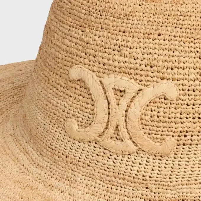 Triomphe-Hut aus Raffia