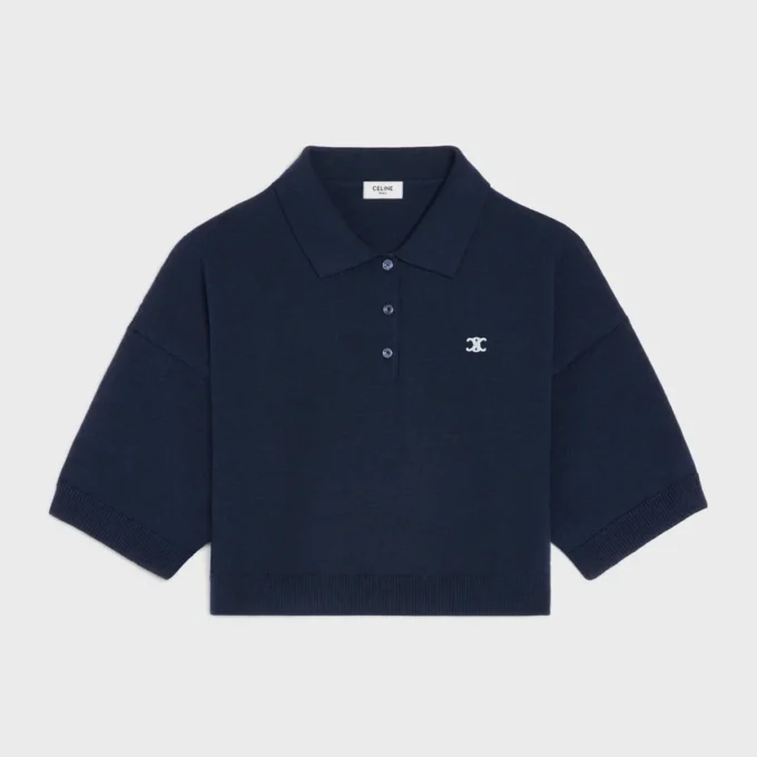 Triomphe Kurzarm-Polo aus Wolle Triomphe Kurzarm-Polo aus Wolle
