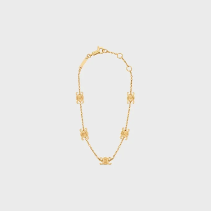 Triomphe Mini Triomphe Armband aus Messing mit Goldfinish Triomphe Mini Triomphe Armband aus Messing mit Goldfinish