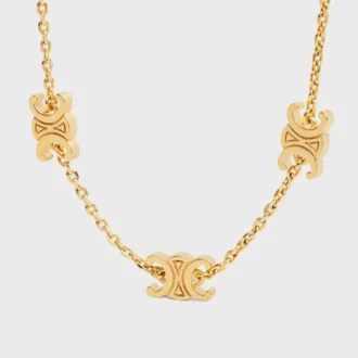 Triomphe Mini Triomphe Armband aus Messing mit Goldfinish