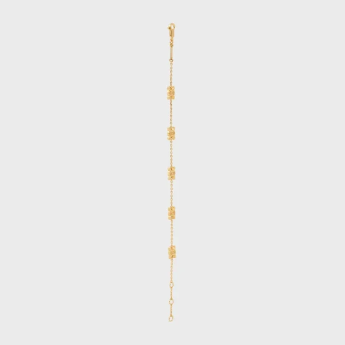 Triomphe Mini Triomphe Armband aus Messing mit Goldfinish Triomphe Mini Triomphe Armband aus Messing mit Goldfinish