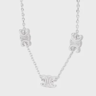 Triomphe Mini Triomphe Armband aus Messing mit Rhodium-Finish