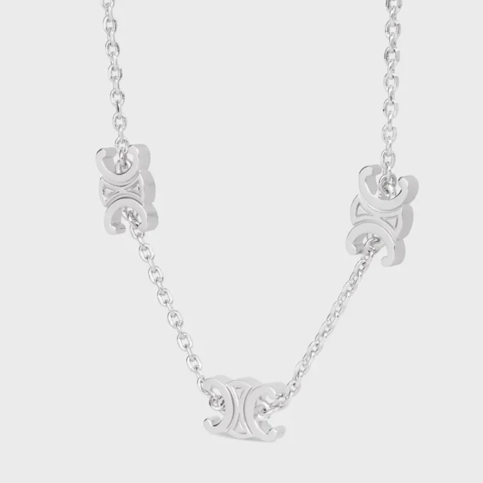 Triomphe Mini Triomphe Armband aus Messing mit Rhodium-Finish Triomphe Mini Triomphe Armband aus Messing mit Rhodium-Finish