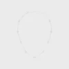 Triomphe Mini Triomphe Halskette aus Messing mit Rhodium-Finish