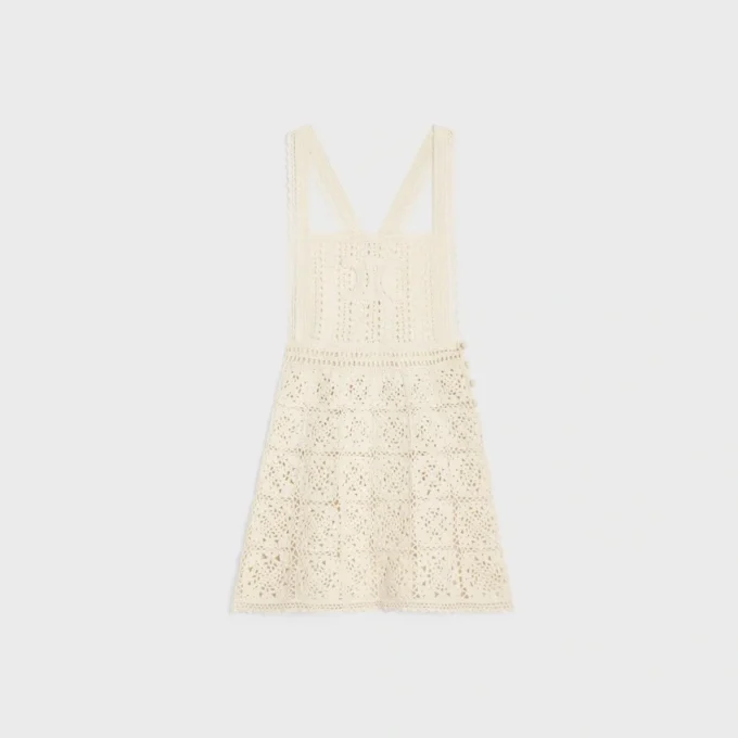 Triomphe Minikleid aus gehäkelter Baumwolle Triomphe Minikleid aus gehäkelter Baumwolle