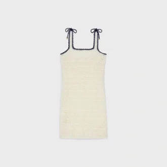Triomphe Minikleid aus gehäkelter Baumwolle