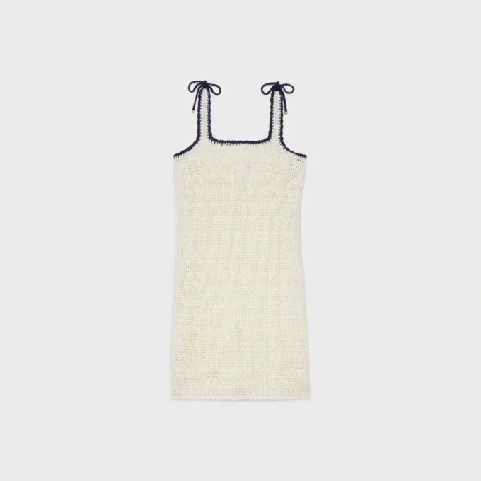 Triomphe Minikleid aus gehäkelter Baumwolle Triomphe Minikleid aus gehäkelter Baumwolle