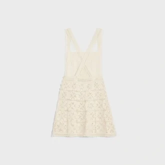 Triomphe Minikleid aus gehäkelter Baumwolle