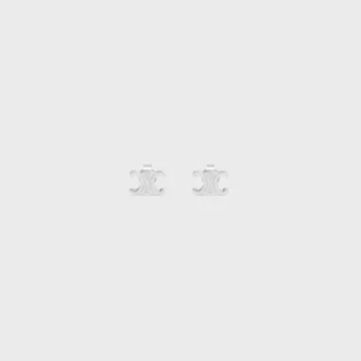 Triomphe-Ohrstecker aus Messing mit Rhodium-Finish Triomphe-Ohrstecker aus Messing mit Rhodium-Finish