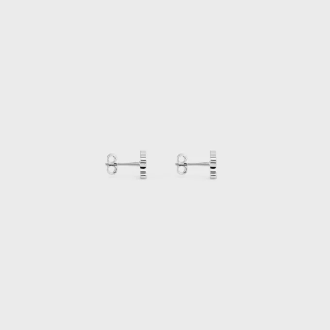 Triomphe-Ohrstecker aus Messing mit Rhodium-Finish Triomphe-Ohrstecker aus Messing mit Rhodium-Finish