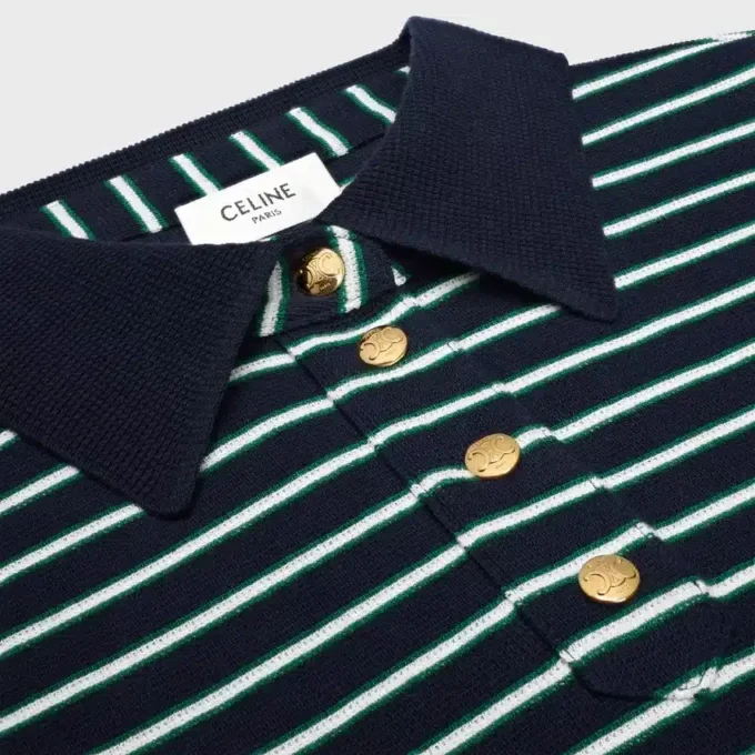 Triomphe-Polo aus gestreiftem Jersey Triomphe-Polo aus gestreiftem Jersey