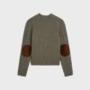 Triomphe-Pullover aus Kaschmir mit Zopfmuster Triomphe-Pullover aus Kaschmir mit Zopfmuster