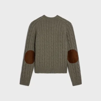Triomphe-Pullover aus Kaschmir mit Zopfmuster