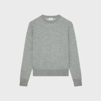Triomphe-Pullover mit Rundhalsausschnitt aus feiner Wolle