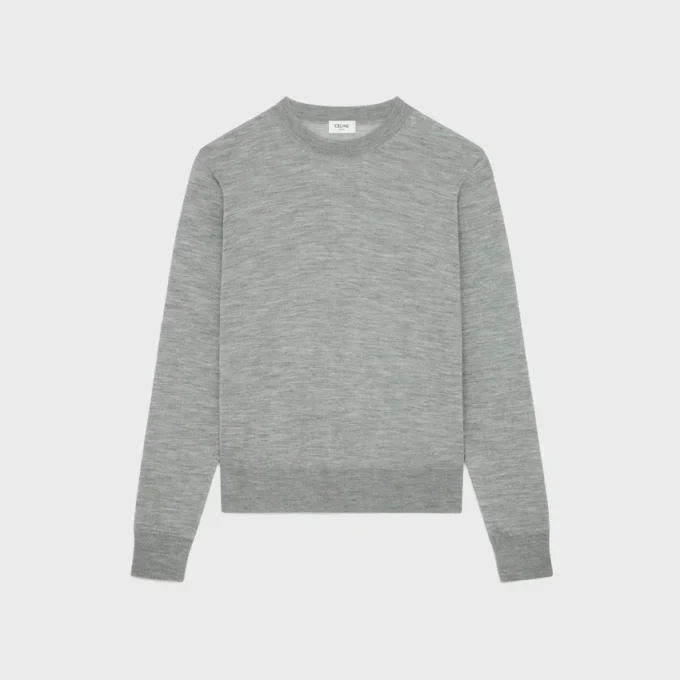 Triomphe-Pullover mit Rundhalsausschnitt aus feiner Wolle