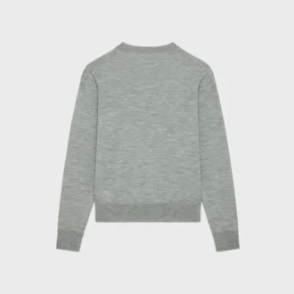 Triomphe-Pullover mit Rundhalsausschnitt aus feiner Wolle