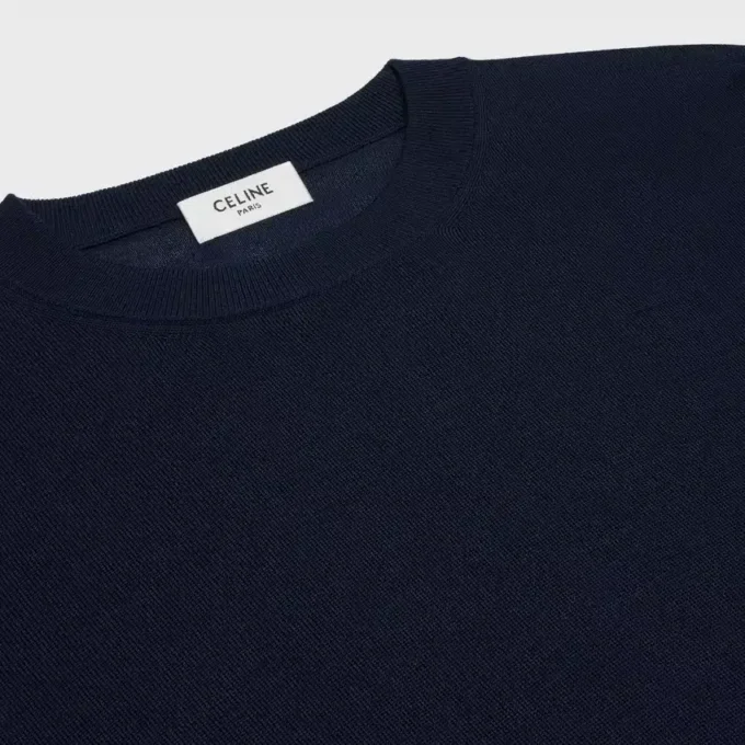 Triomphe-Pullover mit Rundhalsausschnitt aus feiner Wolle