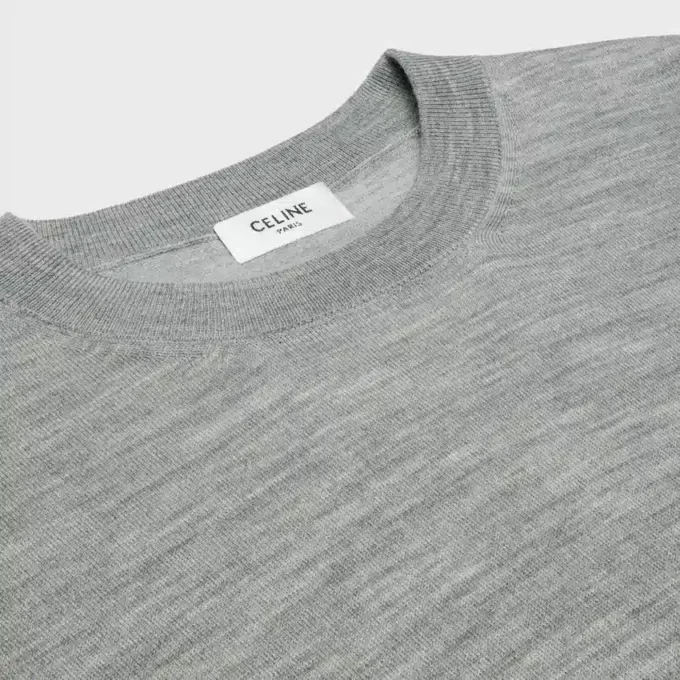 Triomphe-Pullover mit Rundhalsausschnitt aus feiner Wolle