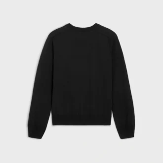 Triomphe-Pullover mit Rundhalsausschnitt aus Wolle