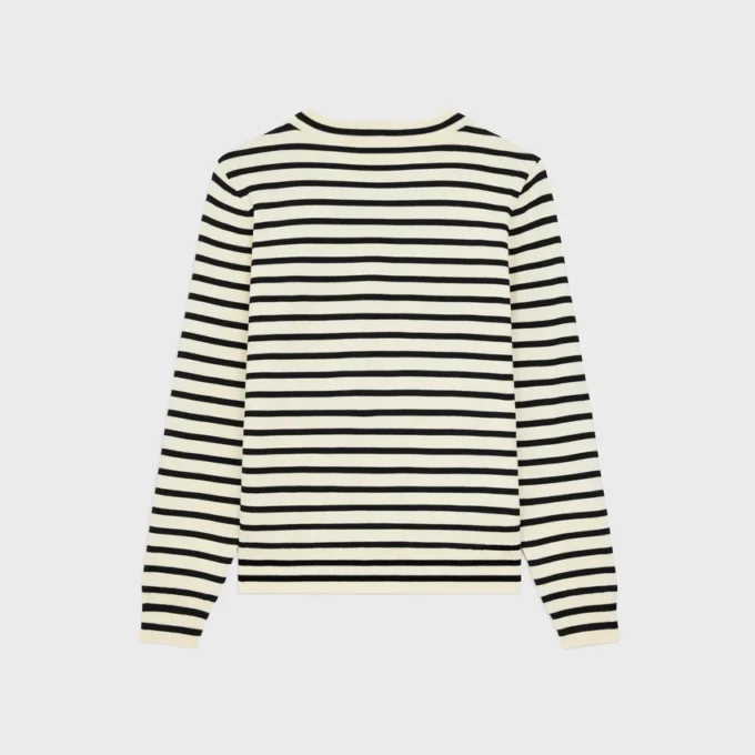 Triomphe-Pullover mit Rundhalsausschnitt aus Wolle Triomphe-Pullover mit Rundhalsausschnitt aus Wolle