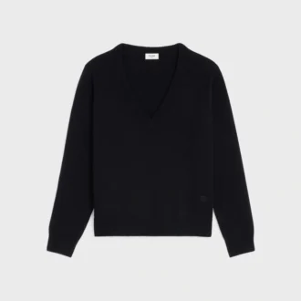Triomphe-Pullover mit V-Ausschnitt aus Heritage-Kaschmir
