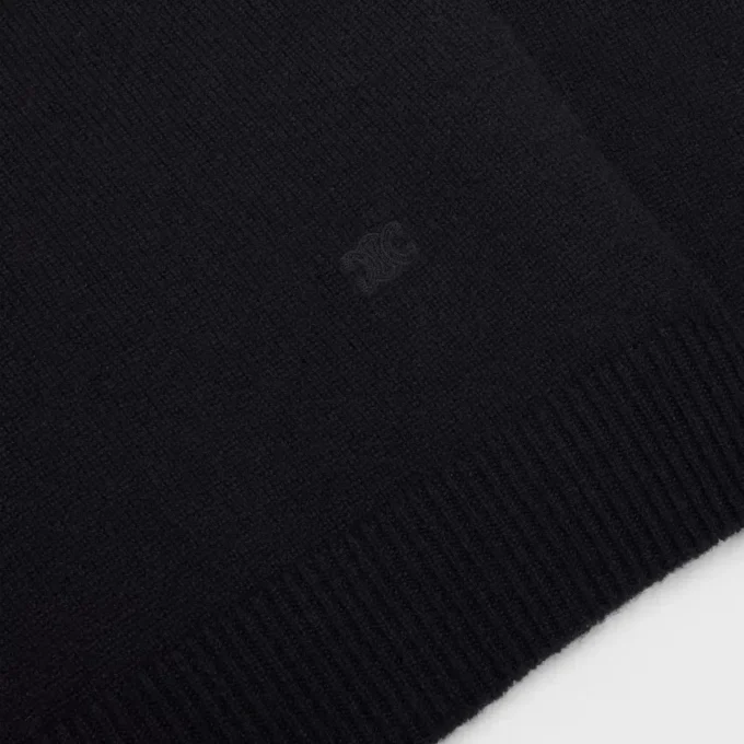 Triomphe-Pullover mit V-Ausschnitt aus Heritage-Kaschmir