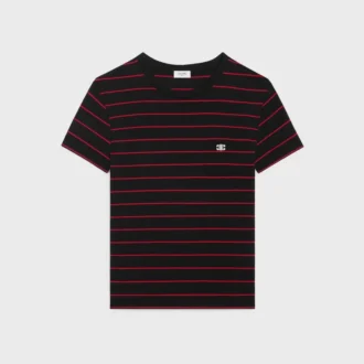 Triomphe Regular T-Shirt aus gestreiftem Jersey Triomphe Regular T-Shirt aus gestreiftem Jersey