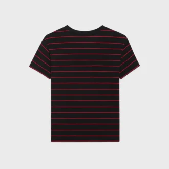 Triomphe Regular T-Shirt aus gestreiftem Jersey Triomphe Regular T-Shirt aus gestreiftem Jersey