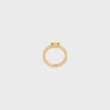 Triomphe-Ring aus Emaille und Messing mit Goldfinish