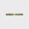 Triomphe-Schnalle aus Messing mit Strass & wendbarem 25-mm-Riemen aus Taurillon Triomphe-Schnalle aus Messing mit Strass & wendbarem 25-mm-Riemen aus Taurillon