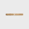Triomphe-Schnalle aus Messing mit Strass & wendbarem 25-mm-Riemen aus Taurillon Triomphe-Schnalle aus Messing mit Strass & wendbarem 25-mm-Riemen aus Taurillon