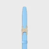 Triomphe-Schnalle aus Messing mit Strass & wendbarem 25-mm-Riemen aus Taurillon Triomphe-Schnalle aus Messing mit Strass & wendbarem 25-mm-Riemen aus Taurillon