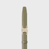 Triomphe-Schnalle aus Messing mit Strass & wendbarem 25-mm-Riemen aus Taurillon Triomphe-Schnalle aus Messing mit Strass & wendbarem 25-mm-Riemen aus Taurillon