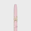 Triomphe-Schnalle aus Messing mit Strass & wendbarem 25-mm-Riemen aus Taurillon Triomphe-Schnalle aus Messing mit Strass & wendbarem 25-mm-Riemen aus Taurillon