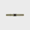 Triomphe-Schnalle aus Metall & wendbares Band 25 mm aus Taurillon Triomphe-Schnalle aus Metall & wendbares Band 25 mm aus Taurillon