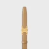 Triomphe-Schnalle aus Metall & wendbares Band 25 mm aus Taurillon Triomphe-Schnalle aus Metall & wendbares Band 25 mm aus Taurillon