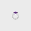 Triomphe-Siegelring aus Lack und Messing mit Rhodium-Finish Triomphe-Siegelring aus Lack und Messing mit Rhodium-Finish