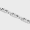 Triomphe Small Octagon Armband aus Messing mit Rhodium-Finish Triomphe Small Octagon Armband aus Messing mit Rhodium-Finish