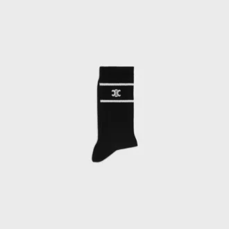 Triomphe-Socken aus gestreifter Baumwolle