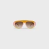 Triomphe Stamp 01 Sonnenbrille aus Acetat Triomphe Stamp 01 Sonnenbrille aus Acetat