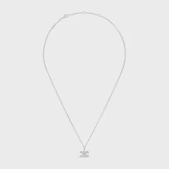 Triomphe-Strasskette aus Messing mit Rhodiumbeschichtung und Kristallen Triomphe-Strasskette aus Messing mit Rhodiumbeschichtung und Kristallen