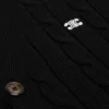 Triomphe-Strickjacke aus Kaschmir mit Zopfmuster