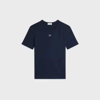Triomphe T-Shirt aus geripptem Baumwolljersey Triomphe T-Shirt aus geripptem Baumwolljersey