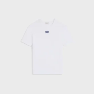 Triomphe T-Shirt aus geripptem Baumwolljersey