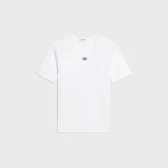 Triomphe T-Shirt aus geripptem Baumwolljersey